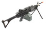 A&K M249 Airsoft gun with Box Magazine in black