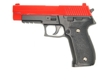Galaxy G26 P226 Full Scale Metal pistol With Rail red