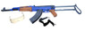 Cyma P1093-S AK-47 bb gun rifle with safety glasses & belt