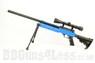 Well MB06 Airsoft Sniper Rifle with Scope & Bipod in Black