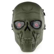 Wo Sport Terminator T800 Airsoft Mask in Olive Drab