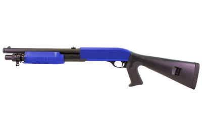 Double Eagle M56A Tri Shot Pump Action Shotgun in Blue