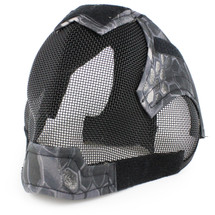 Wo Sport V6 Fencing Style Hood Full Head Mask in Kryptek Typhon Camo