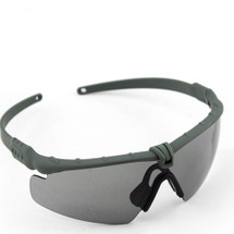 WoSport 2.0 Airsoft Glasses Olive Frame With Black Lens