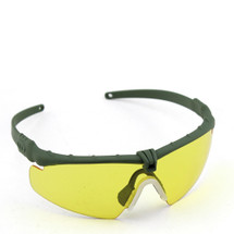 WoSport 2.0 Airsoft Glasses Olive Frame With Yellow Lens