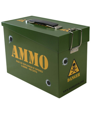 Kombat UK - Army Style Metal Tin Ammo Can 