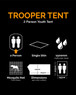 Kombat UK Trooper Tent in BTP (2 Person)