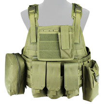 WoSport Commando Tactical Vest in Olive Drab