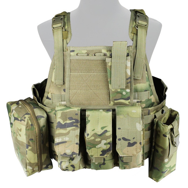 WoSport Commando Tactical Vest in Multi Cam - bbguns4less