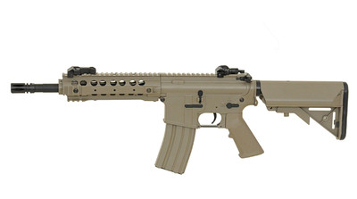 CYMA CM516 Airsoft Rifle with URX Style Handguard in Desert Tan