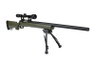 Snow Wolf M24 Sniper Rifle with Scope and Bipod in Olive Drab