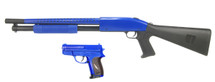 Cyma P799 Pump Action Shotgun & Pistol in Blue