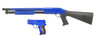 Cyma P799 Pump Action Shotgun & Pistol in Blue