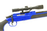Cyma ZM51 bolt action sniper rifle with scope & bipod in Blue