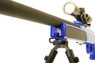Cyma ZM51 bolt action sniper rifle with scope & bipod in Blue
