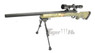 Snow Wolf M24 Airsoft Sniper Rifle with Scope & Bipod in Jungle Camo 2
