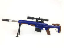 CCCP 2017A Spring Sniper Rifle with Mock Scope & Bipod in Blue