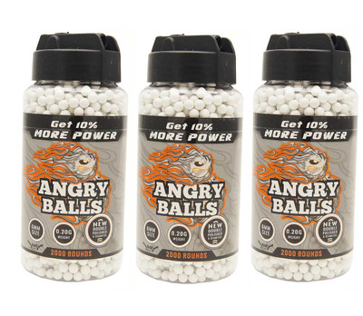 Angry Ball 6000 X 0.20G BB Pellets In Speed Loader Pots