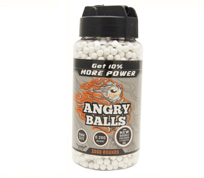 angry ball bb pellets for bb guns 0.20g (6mm)