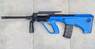 Army Armament R901 semi auto electric rifle in Blue (left side)