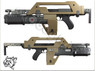 Tan Snow Wolf M41A Pulse AEG Rifle
