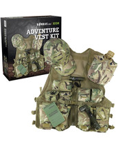 Kids Adventure Tactical Vest Set in BTP