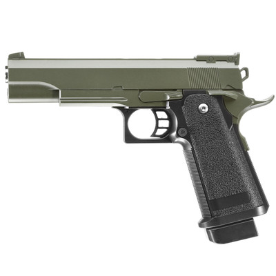 Galaxy G6 M1911 Full Metal Pistol BB Gun in Green