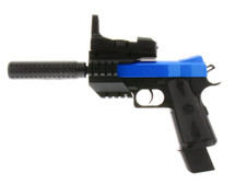 Vigor 2112-B4 M1911 Custom Spring Pistol in Blue