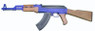 Cyma CM022 AK47 Electric Rifle in Blue