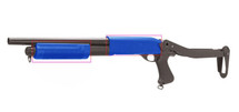 CYMA CM352 M870 Shotgun With Folding Stock in Blue 
