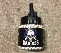 white Bad Ass Sniper BB 0.32 pellets (6mm)