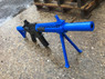 Golden Hawk 2212 M4 Spring Rifle with bipod in blue