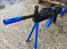 golden hawk 2001 Spring Sniper Rifle with bipod in blue/black