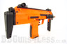 Well Metal R4 MP7 orange Electric Rifle extendable stock