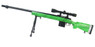 Well MB4405 Airsoft Sniper Rifle in Green with Scope & Bipod in green camo