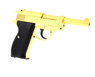 Galaxy G21 Full Metal Walther P38 pistol in Gold