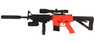 Cyma P1158D M16 Spring Powered Rife in orange