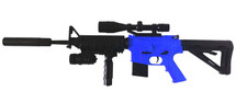 Cyma P1158D M16 Spring Powered Rife in blue 