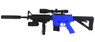 Cyma P1158D M16 Spring Powered Rife in blue 