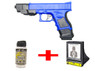 Blue Cyma P698+ Pistol with target net & bb pellets