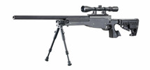 well mb14 airsoft sniper rifle with scope & bipod 