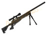 well mb14 airsoft sniper rifle with scope & bipod 