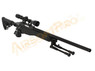 well mb14 airsoft sniper rifle with foldable bipod