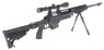Well MB4412 Airsoft Sniper Rifle with Scope & Bipod in Black