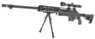 Well MB4412 Airsoft Sniper Rifle with Scope & Bipod in Black