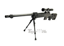 Well MB4416 Airsoft Sniper Rifle with scope & bipod in Black
