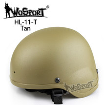 Wo Sport MICH 2000 Combat Airsoft Helmet in Desert Tan