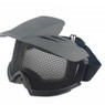 WoSport Desert Locust Mesh Goggles with Sunshade in Black