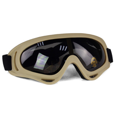 Wo Sport HD Airsoft Goggles in Tan with Black Lens
