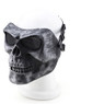 Wo Sport Skull Plastic Mask V2 (Steel Mesh) Silver/Black